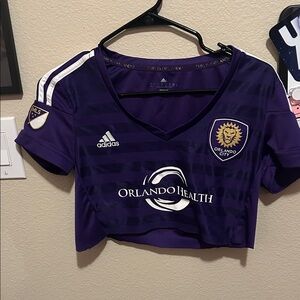 Orlando City Purple Crop Top Jersey